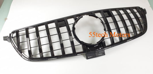 W166 GLE GT R Grille Mercedes GLE300 GLE350 GLE500 GLE400 Benz Grill AMG - 55tech Motors