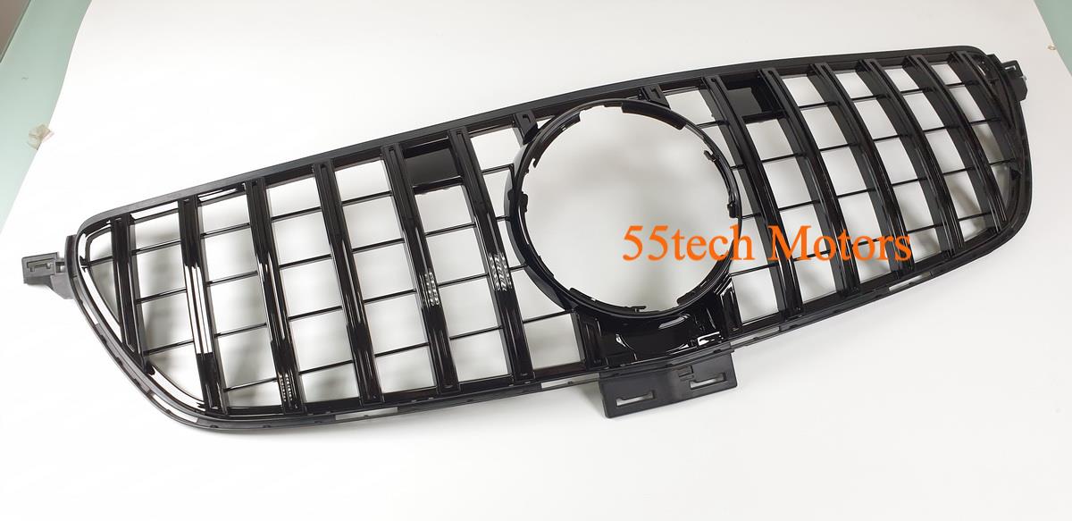 W166 GLE GT R Grille Mercedes GLE300 GLE350 GLE500 GLE400 Benz Grill AMG - 55tech Motors