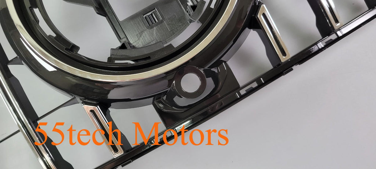 Mercedes X167 GLS 2020-2021 GT-R Style Grille, Black and Chrome (GLS450, GLS580)