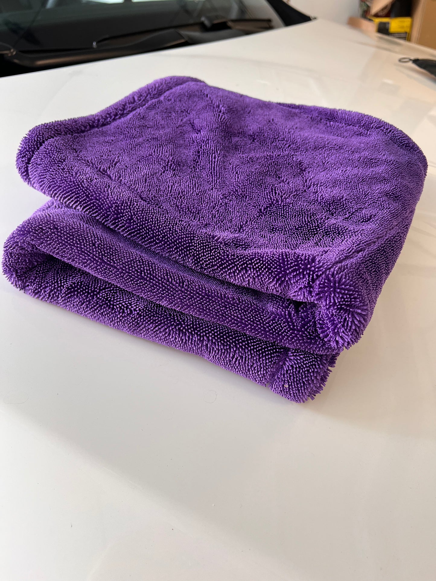 55tech Fast-Drying Microfiber Car Wash Towel, Twist-Loop Pile, Superior Absorbency for Cars, Trucks, SUVs and Boats