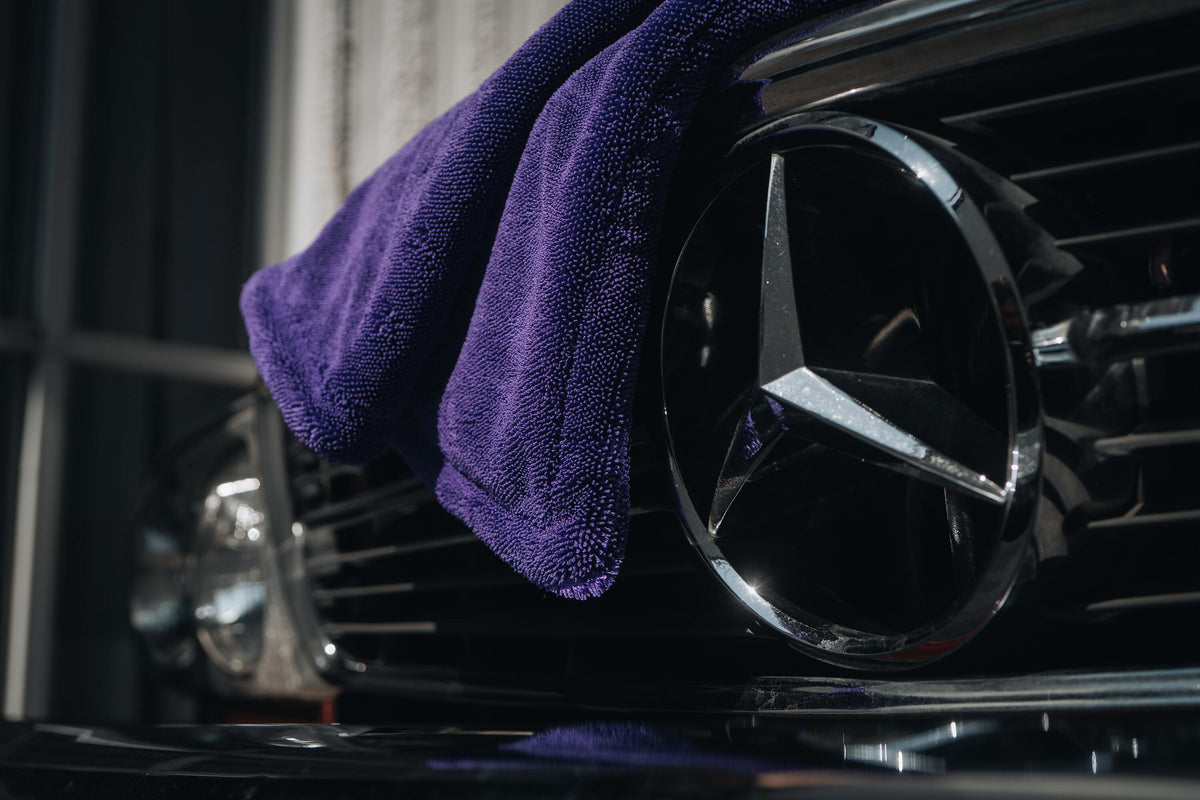 55tech Fast-Drying Microfiber Car Wash Towel, Twist-Loop Pile, Superior Absorbency for Cars, Trucks, SUVs and Boats