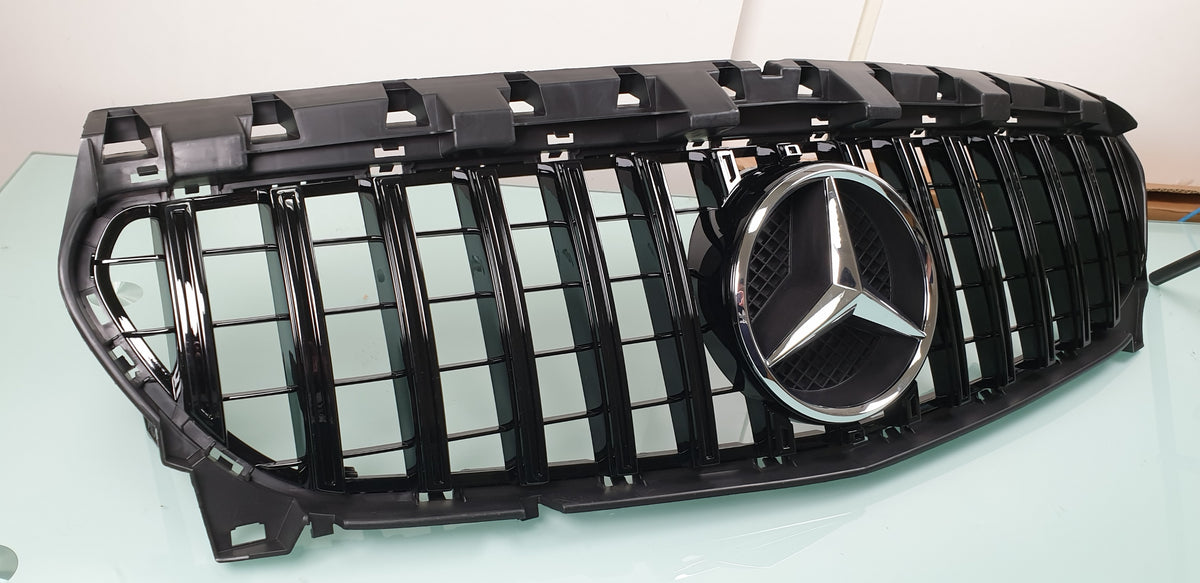 Mercedes Benz R117 W117 CLA GT GTR grille CLA250 2017 2018 Front Grill - 55tech Motors