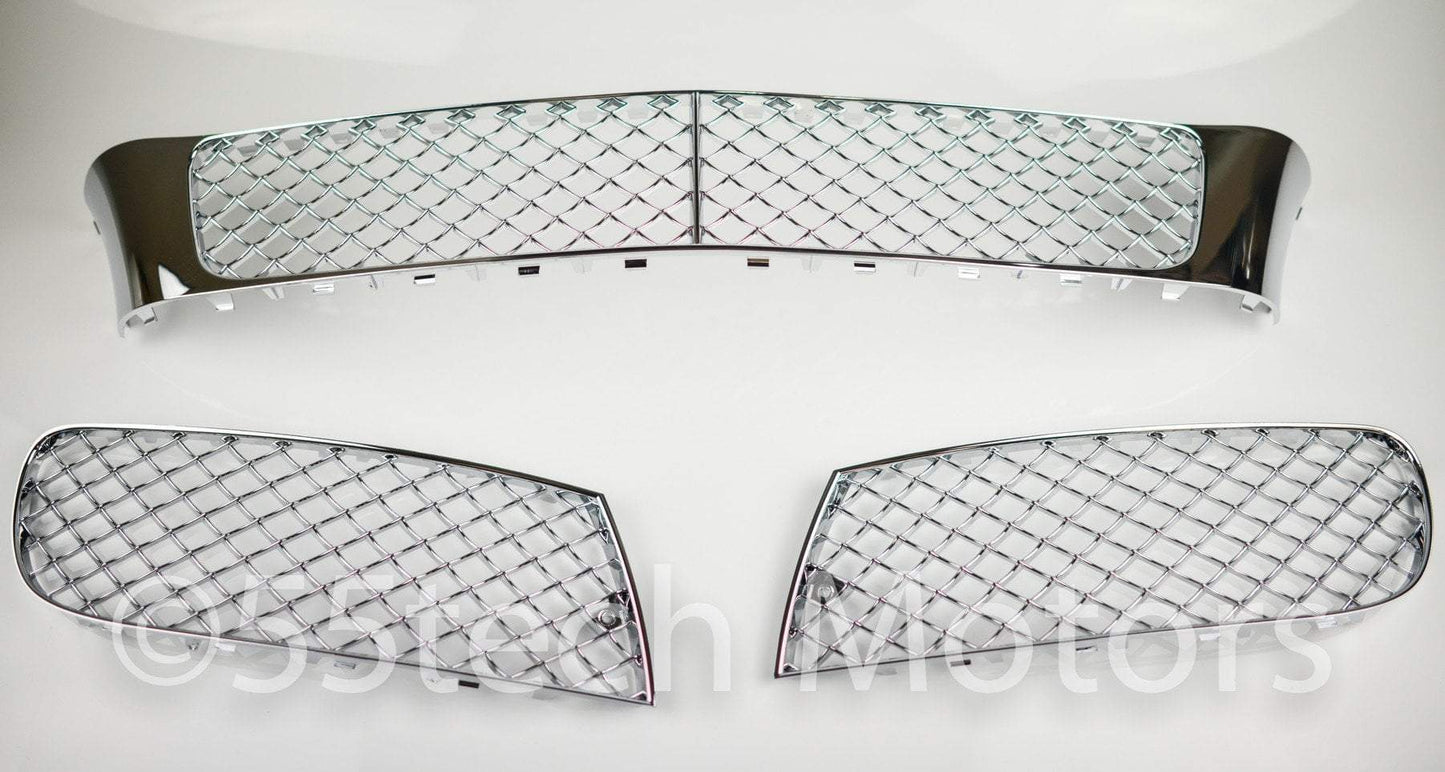 Bentley Continental Flying Spur 4D Front Lower Mesh Bumper Grille Grill 05~09 - 55tech Motors