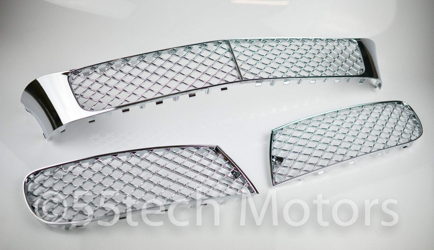 Bentley Continental Flying Spur 4D Front Lower Mesh Bumper Grille Grill 05~09 - 55tech Motors