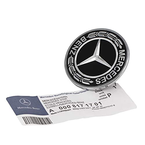 Mercedes Benz Flat Hood Emblem Badge - 55tech Motors