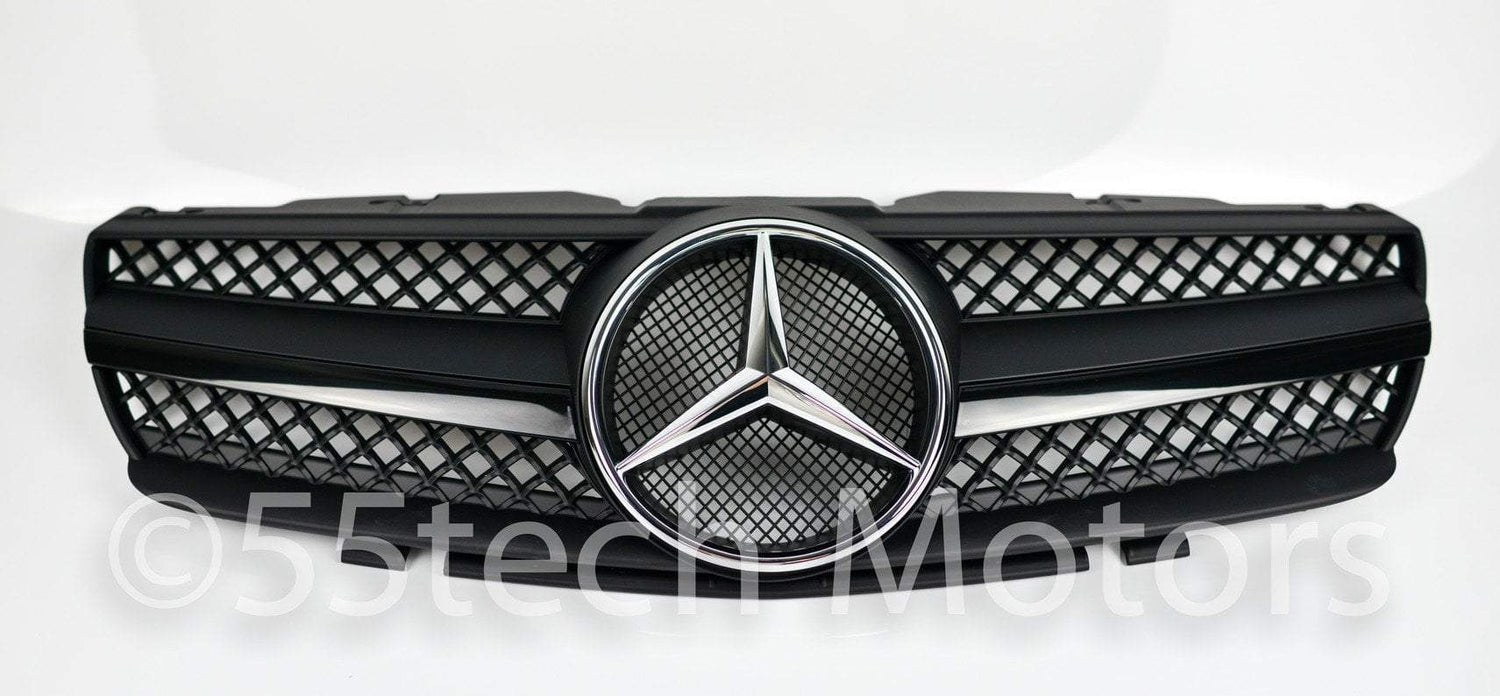 Mercedes Benz R230 2003~2006 SL-Class 1 Fin Grille - 55tech Motors