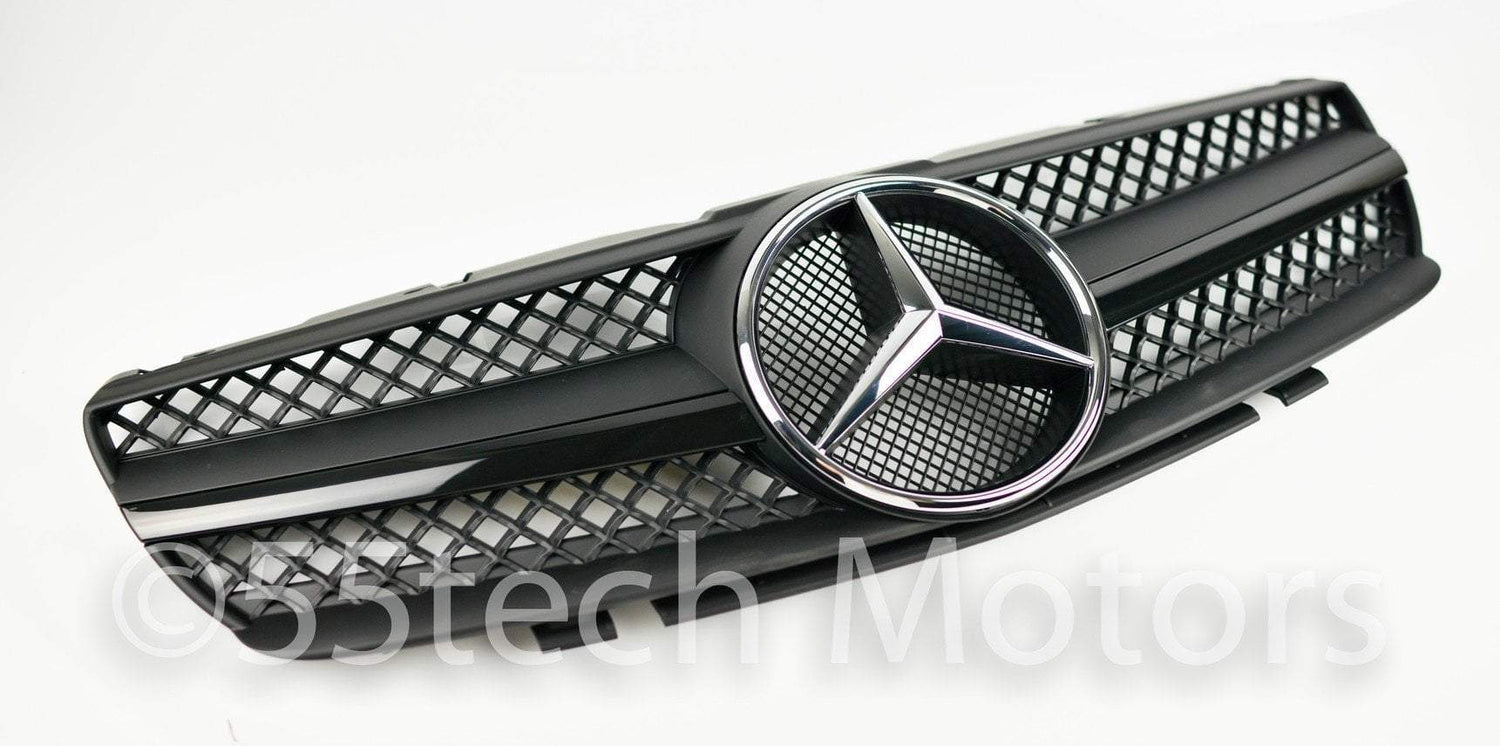 Mercedes Benz R230 2003~2006 SL-Class 1 Fin Grille - 55tech Motors