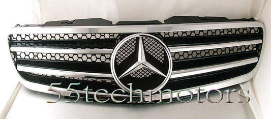 Mercedes Benz R230 2003~2006 SL-Class Grill with Frame - 55tech Motors
