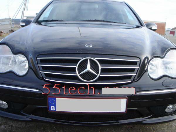 Mercedes Benz W203 2001~2007 C-Class 4 Fins - 55tech Motors