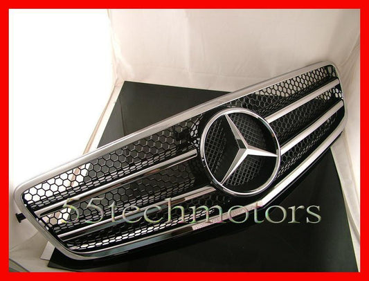 Mercedes Benz W204 2008~2011 C-Class 09-C63 AMG Style Grille - 55tech Motors