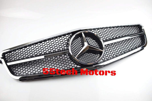 Mercedes Benz W204 2008~2011 C-Class 2012-C63 AMG Style Grille - 55tech Motors