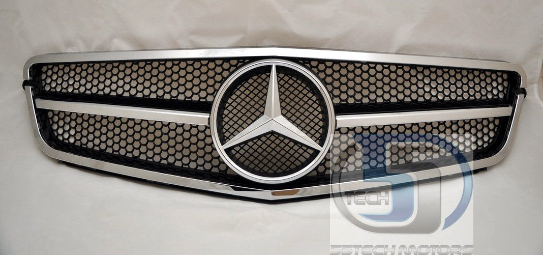 Mercedes Benz W204 2008~2011 C-Class 2012-C63 AMG Style Grille - 55tech Motors