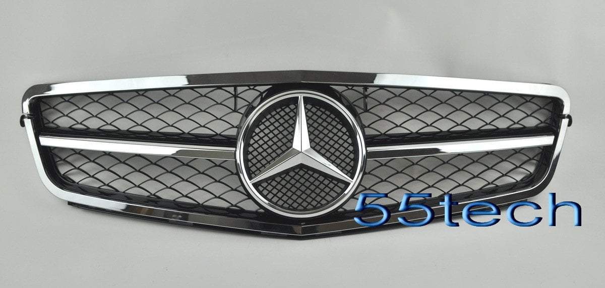 Mercedes Benz W204 2008~2011 C-Class 2012-C63 AMG Style Grille-NEW TYPE - 55tech Motors