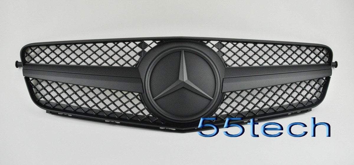 Mercedes Benz W204 2008~2011 SLS 1 Fin Style Grille - 55tech Motors