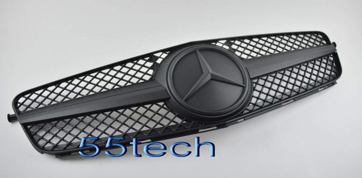 Mercedes Benz W204 2008~2011 SLS 1 Fin Style Grille - 55tech Motors