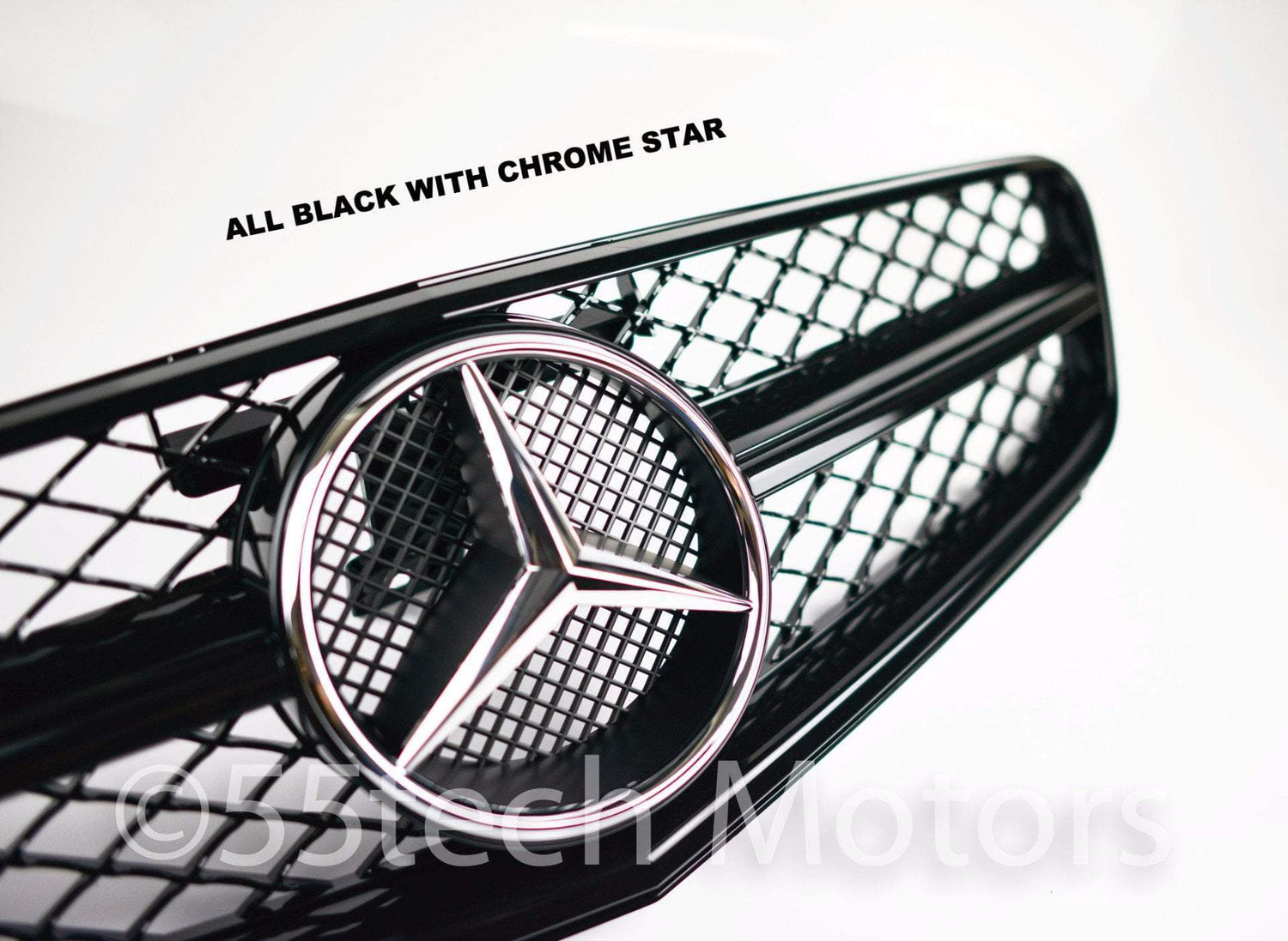 Mercedes Benz W204 2012-2013 C-Class AMG Style Grille - 55tech Motors