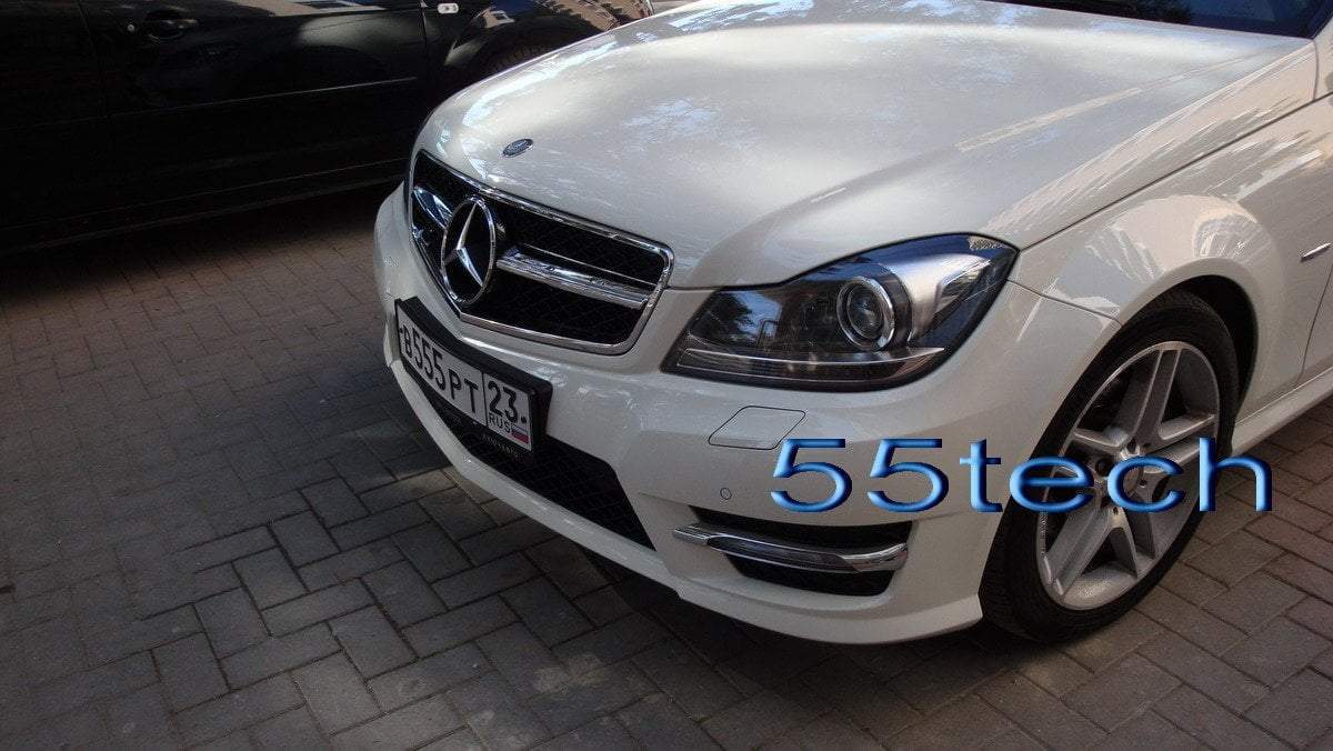 Mercedes Benz W204 2012-2013 C-Class AMG Style Grille - 55tech Motors