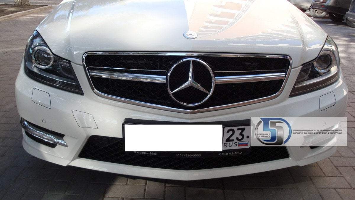 Mercedes Benz W204 2012-2013 C-Class AMG Style Grille - 55tech Motors