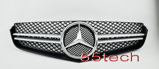 Mercedes-benz W207 2 door coupe Single Fin Grill (AMG Type) - 55tech Motors