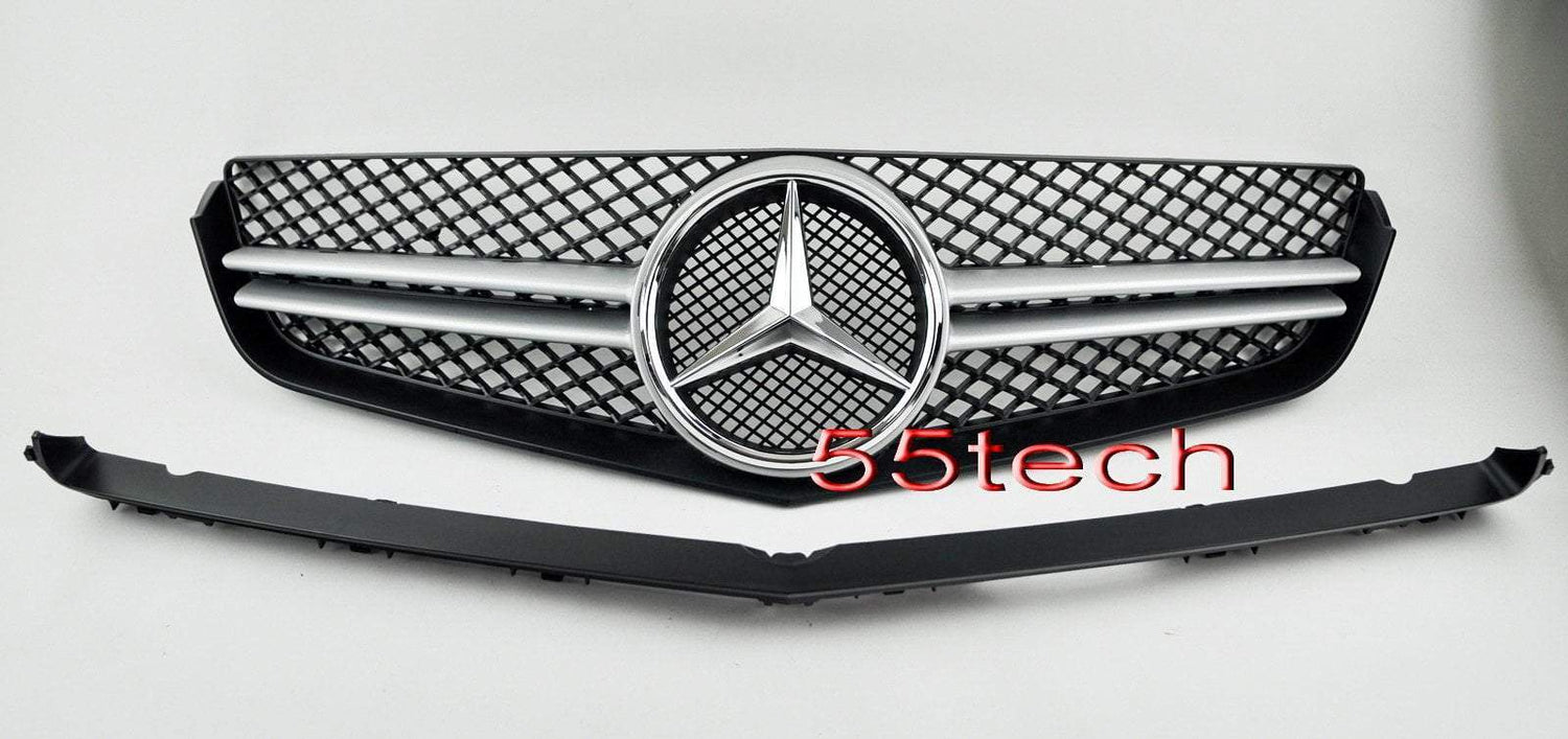 Illuminated LED Star Grille For Mercedes W207 E350 E550 Coupe – Silver, 55tech