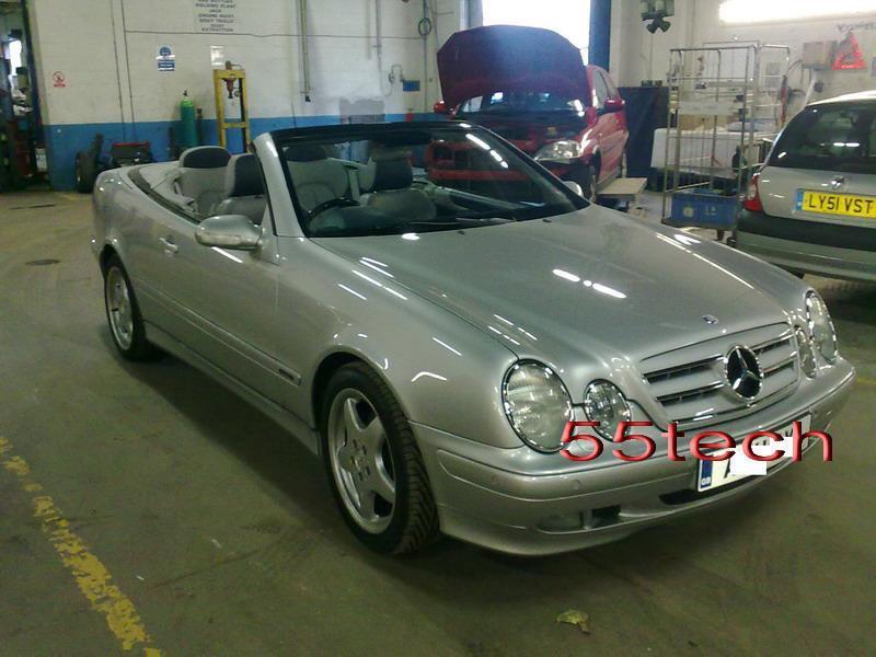 Mercedes Benz W208 CLK 1997~2002 3 Fins Style Grille - 55tech Motors