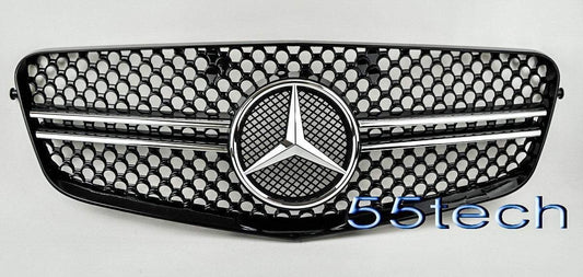 Mercedes Benz W212 E-Class 1 Fin Style Grille - 55tech Motors
