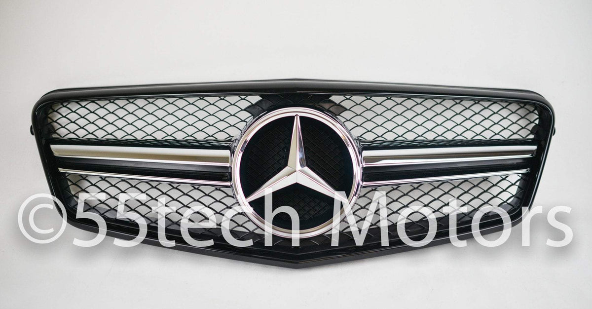 Mercedes Benz W212 E-Class 1 Fin Style Grille - 55tech Motors