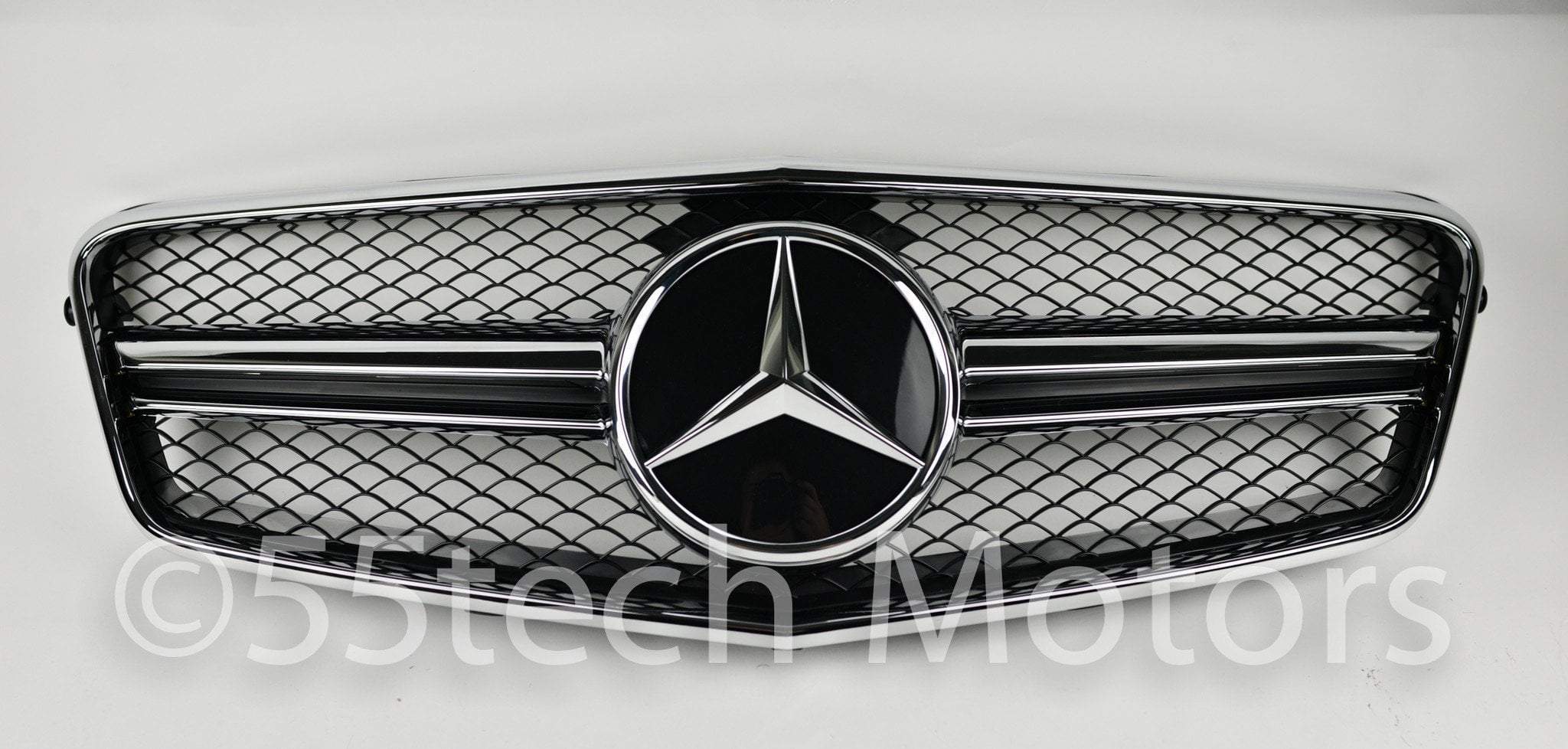 Mercedes W212 E-Class 1-Fin Style Grille – 55tech Motors