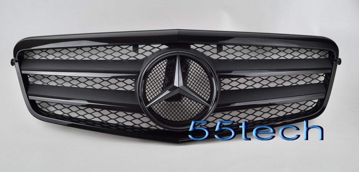 Mercedes Benz W212 E-Class Grill ( Special Edition 2 TONE BLACK) - 55tech Motors