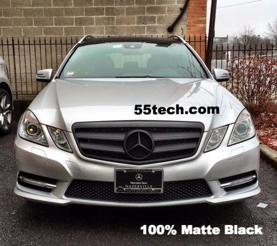 Mercedes Benz W212 E-Class Grille 2 Fin with LED Illuminated Star - 55tech Motors