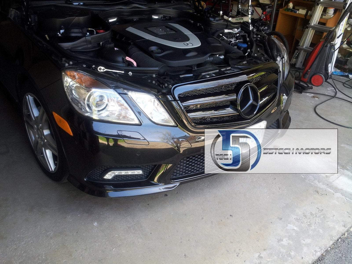 Mercedes Benz W212 E-Class Grille Glossy black grille - 55tech Motors