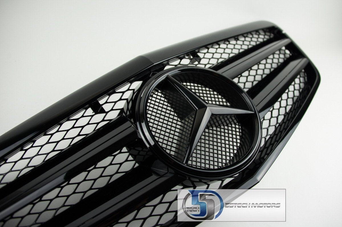 Mercedes Benz W212 E-Class Grille Glossy black grille - 55tech Motors