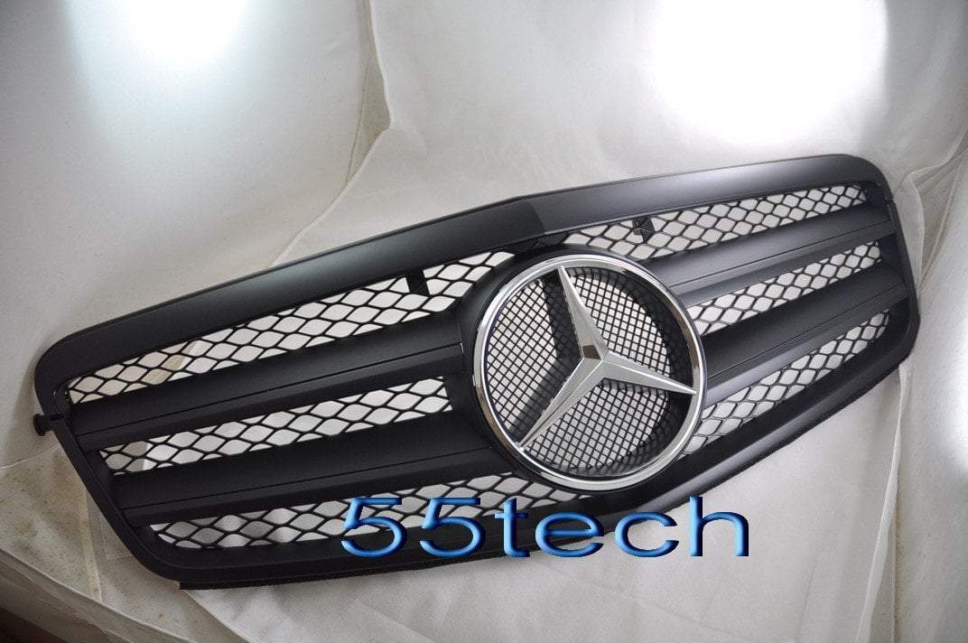 Mercedes Benz W212 E-Class Grille ( Matte Black ) - 55tech Motors