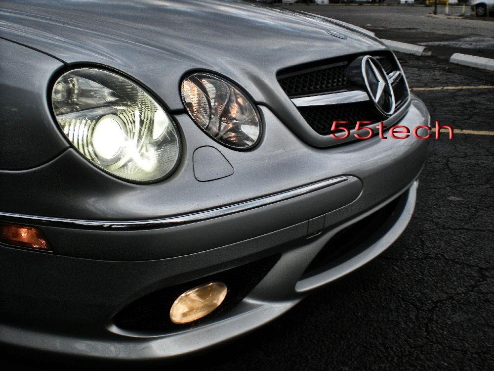 Mercedes Benz W215 2000~2006 CL Class 1 Fin Grille ( works with Distronic) - 55tech Motors