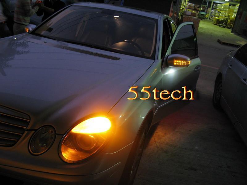 Mercedes Benz W221 2007~2009 Arrow Style LED Side Mirror Covers - 55tech Motors