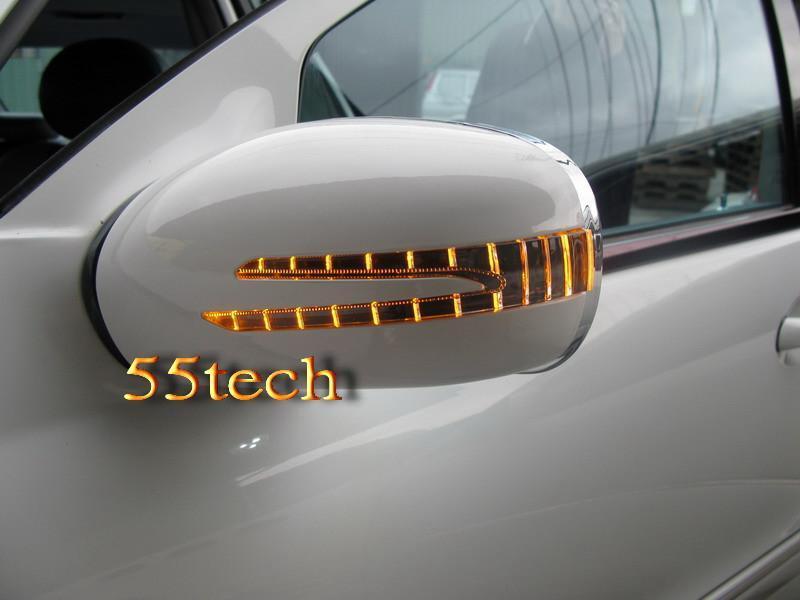 Mercedes Benz W221 2007~2009 Arrow Style LED Side Mirror Covers - 55tech Motors