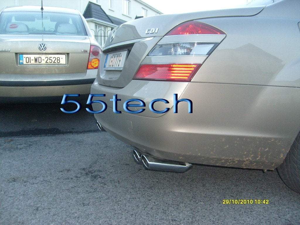 Mercedes Benz W221 2007~2012 S-Class Exhaust Tips - 55tech Motors