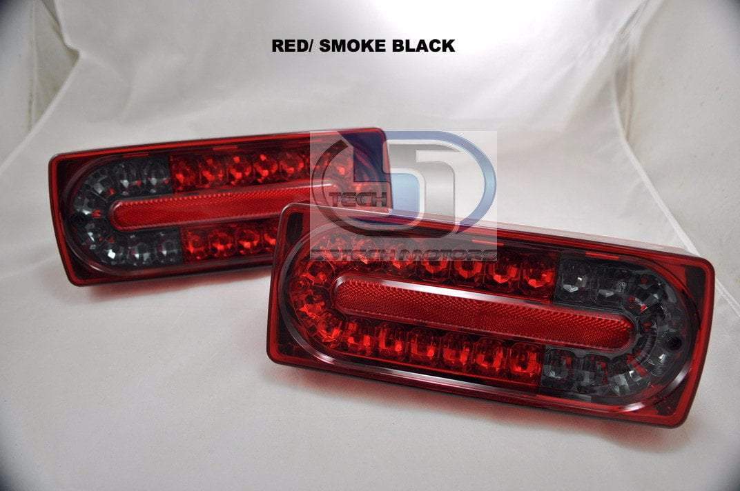 Mercedes Benz W463 G-Class 2010 Style LED Tail Lights covers ( LED) - 55tech Motors