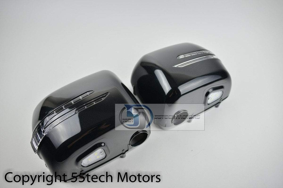 Mercedes Benz W463 Mirror Covers with NEW Arrow LED signal lights - 55tech Motors