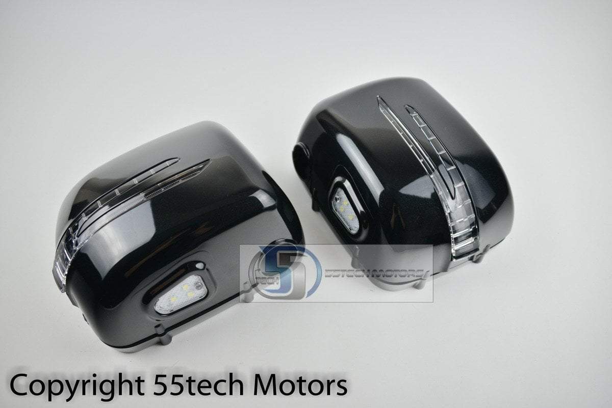 Mercedes Benz W463 Mirror Covers with NEW Arrow LED signal lights - 55tech Motors