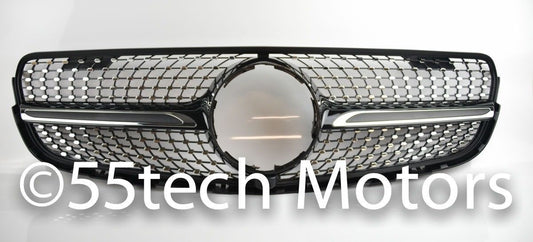 Mercedes GLC 2016-2018 Diamond Style grille - 55tech Motors