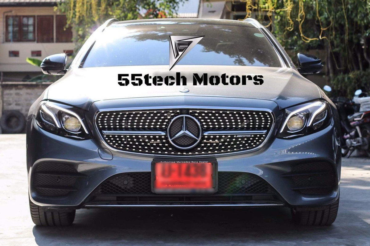 Mercedes W213 E class Diamond Style Grille AMG E400 E550 2016 2017 2018 - 55tech Motors