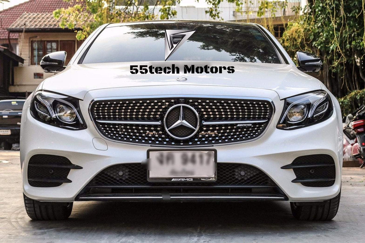 Mercedes W213 E class Diamond Style Grille AMG E400 E550 2016 2017 2018 - 55tech Motors
