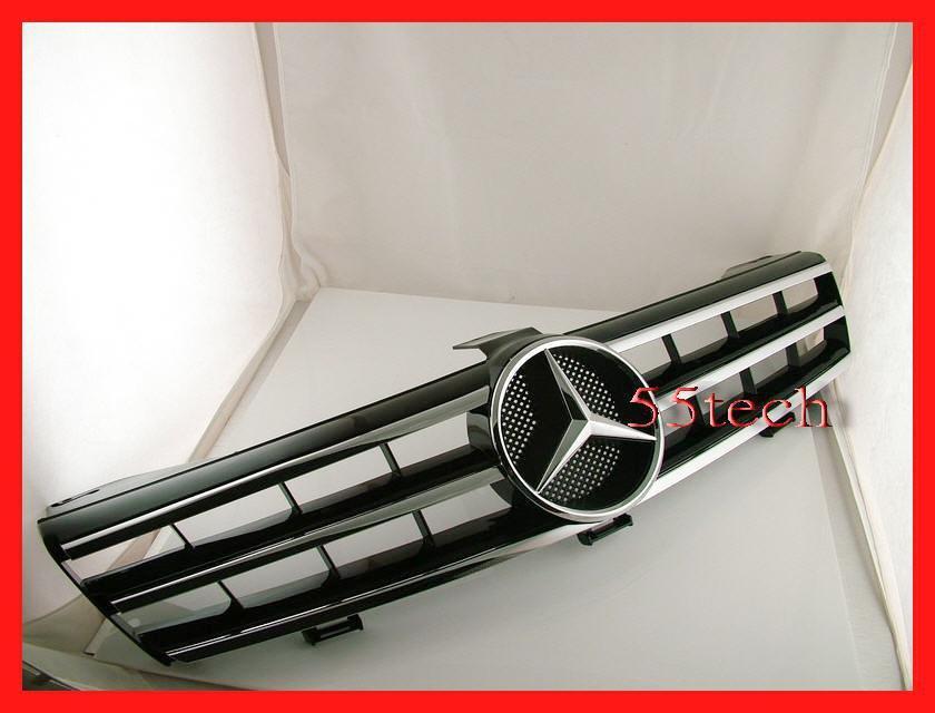 Mercedes W219 CLS 3 Fins Style Grill - 55tech Motors