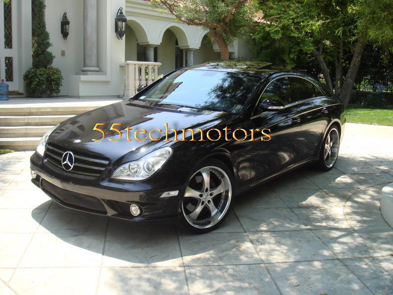 Mercedes W219 CLS 3 Fins Style Grill - 55tech Motors