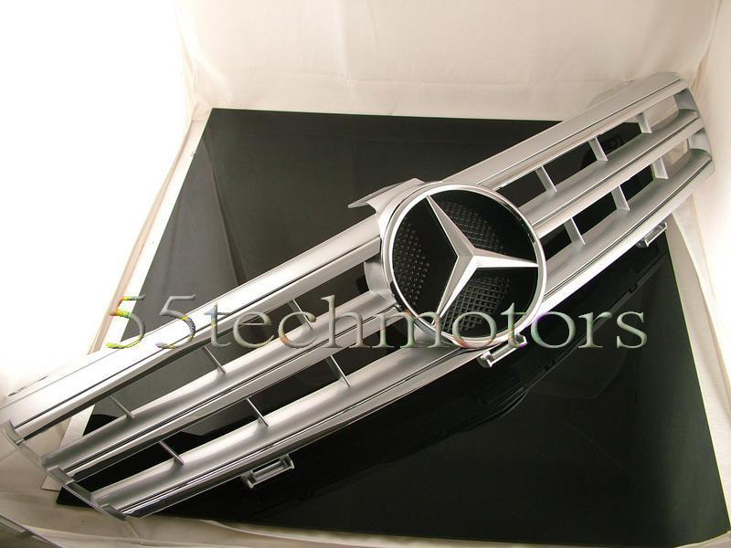 Mercedes W219 CLS 3 Fins Style Grill - 55tech Motors