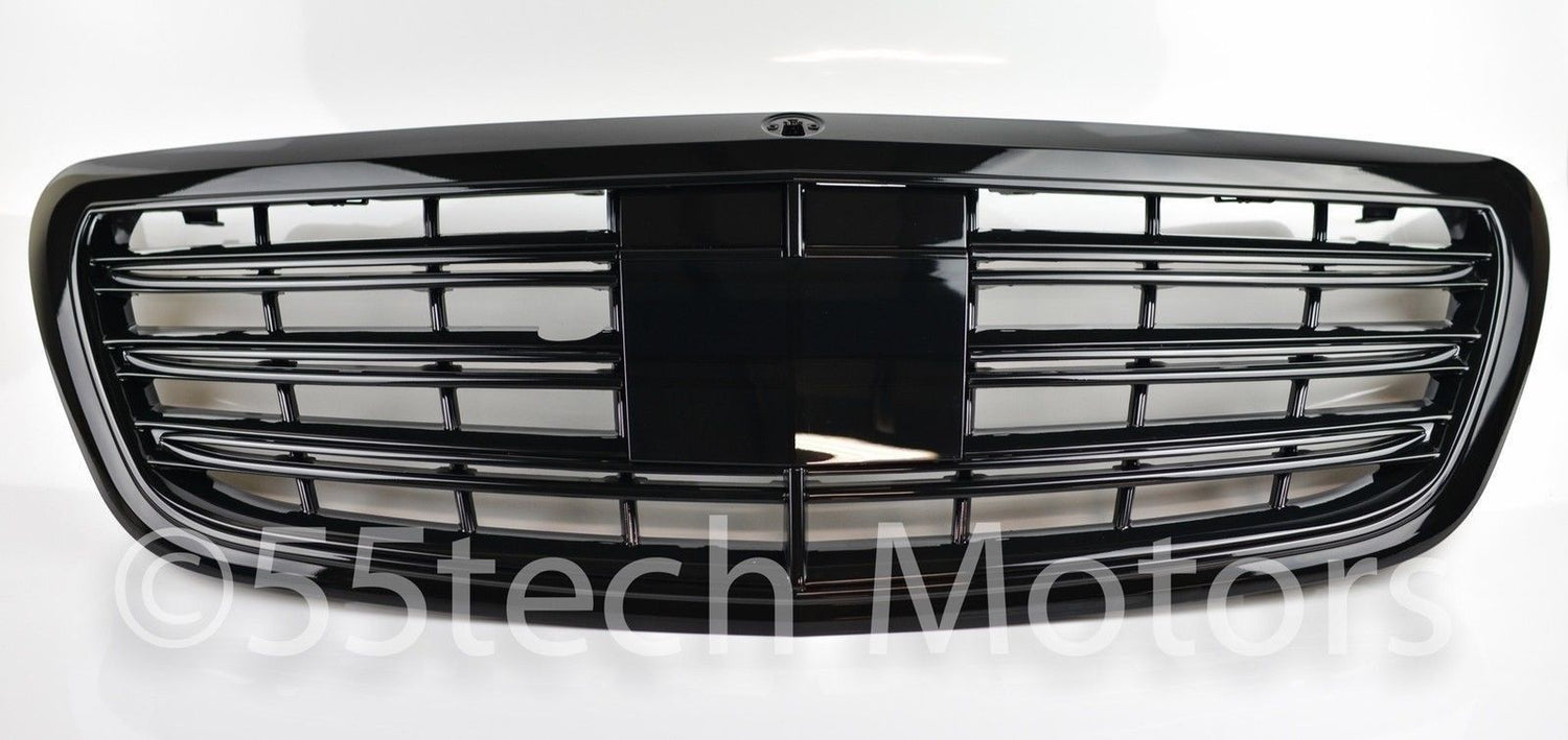 MERCEDES W222 NEW S-CLASS S65 MAYBACH STYLE GRILLE - 55tech Motors