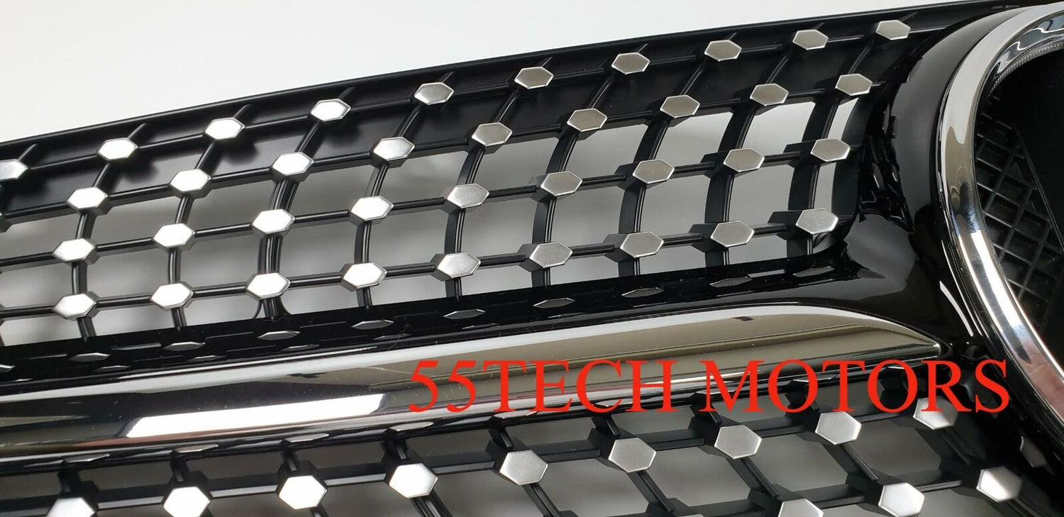 Mercedes R230 Diamond Grill LED Illuminated Star emblem light SL500 Grille SL600 - 55tech Motors