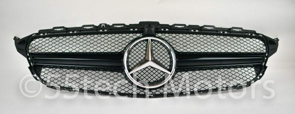 W205 C63 AMG Style Grille - 1 Fin - 55tech Motors