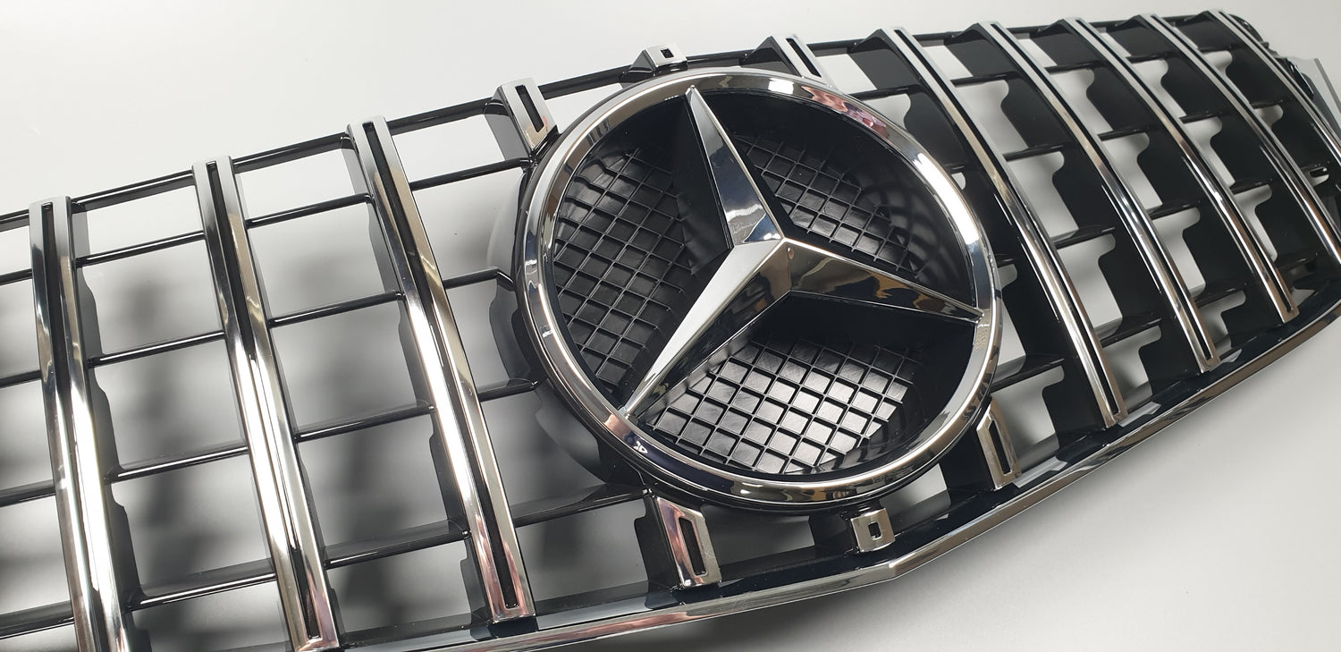 Mercedes Benz W207 E350 E550 COUPE Grille Grill GT GTR PANAMERICANA 2014 2016 - 55tech Motors